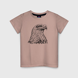 Детская футболка Орёл в профиль