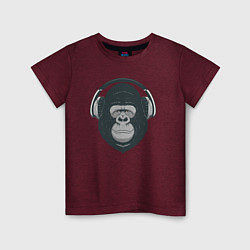 Детская футболка Monkey music
