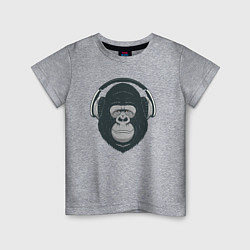 Детская футболка Monkey music