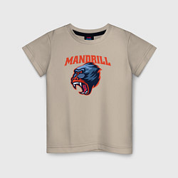 Детская футболка Мандрил