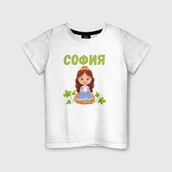 Детская футболка София - двочка принцесса