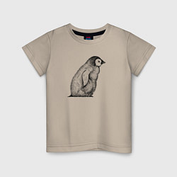 Детская футболка Пингвинёнок сбоку