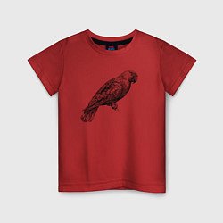 Детская футболка Попугай амазон