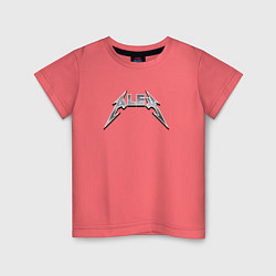 Детская футболка Алекс - в стиле рок-группы металлика