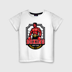 Детская футболка Fignt club boxing