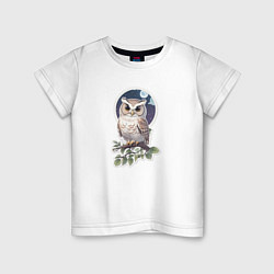 Детская футболка Мудрая лесная сова