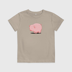 Детская футболка Мультяшный хряк