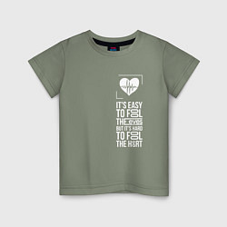 Детская футболка Heart never lies