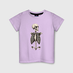 Детская футболка Улыбающийся скелет