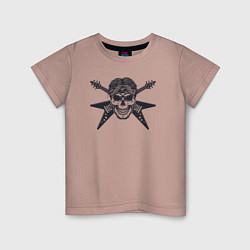 Детская футболка Skull rock