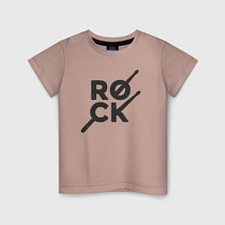 Детская футболка Рок барабанщик