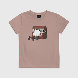 Детская футболка Фрирен застряла в сундуке мимике