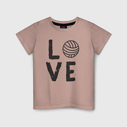 Детская футболка Lover volleyball