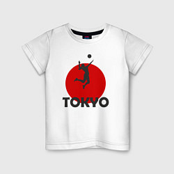 Детская футболка Волейбол в Токио