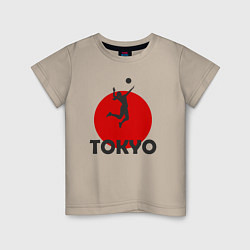 Детская футболка Волейбол в Токио