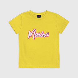 Детская футболка Марина в стиле барби