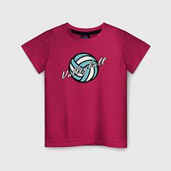 Детская футболка Azure volleyball