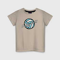 Детская футболка Azure volleyball