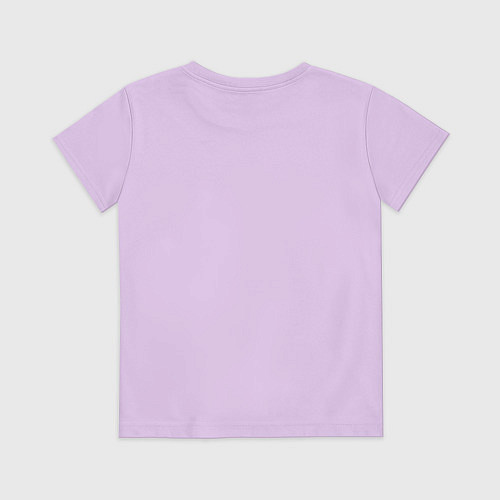 Детская футболка Профиль Гомера Симпсона - нейросеть / Лаванда – фото 2
