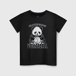 Детская футболка Panda volleyball