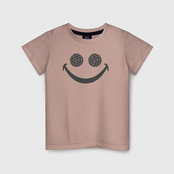 Детская футболка Волейбольная улыбка