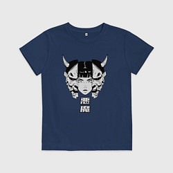 Детская футболка Маска демона Они