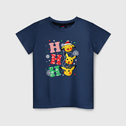 Детская футболка Pikachu ho ho ho
