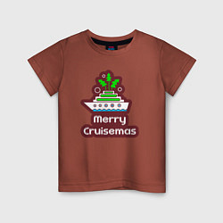 Детская футболка Merry cruismas