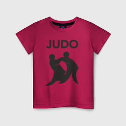 Детская футболка Бойцы дзюдо