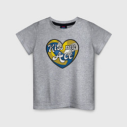 Детская футболка Kiss my ace ball