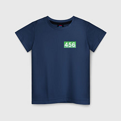 Детская футболка Номер 456 - Игра в кальмара