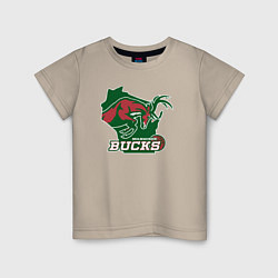 Детская футболка Milwaukee bucks