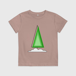 Детская футболка Новогоднее праздничное дерево