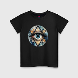 Детская футболка Акварельный глаз