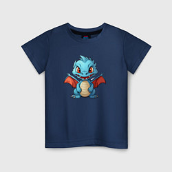 Детская футболка Дракон дымчатый крепыш