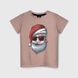 Детская футболка Хипстер Санта