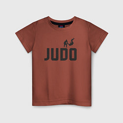Детская футболка Дзюдо бросок