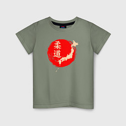 Детская футболка Дзюдо Японии