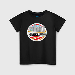 Детская футболка Barcelona city