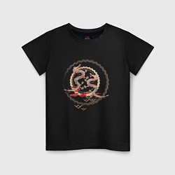 Детская футболка Два дракона в круге