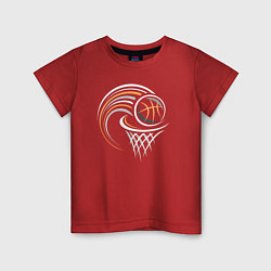 Детская футболка Basket splash