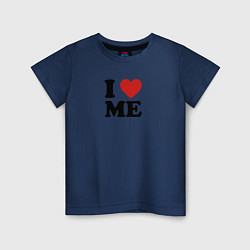 Детская футболка I love me - heart