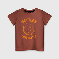 Детская футболка Setters do it better