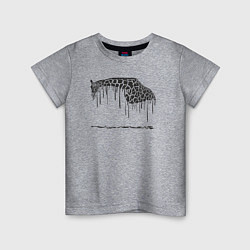 Детская футболка Чернильный жираф