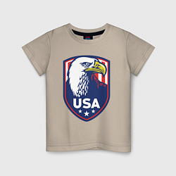 Детская футболка Орёл США