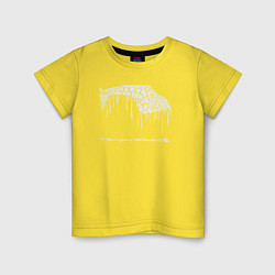Детская футболка Стекающий жираф