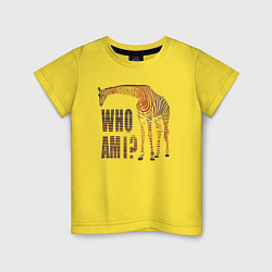 Детская футболка Вопрос жирафа