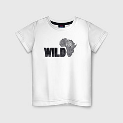 Детская футболка Дикий леопард