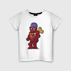 Детская футболка Ретро робот будущего