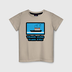 Детская футболка Команда по плаванию с Титаника